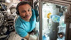 Alper Gezeravcı, der mit der Ax3-Mission von Axiom Space zur Internationalen Raumstation gereist ist