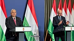 Conferência de imprensa internacional em Budapeste a 5 de janeiro de 2025