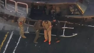 Maduro chega ao tribunal de Nova Iorque.