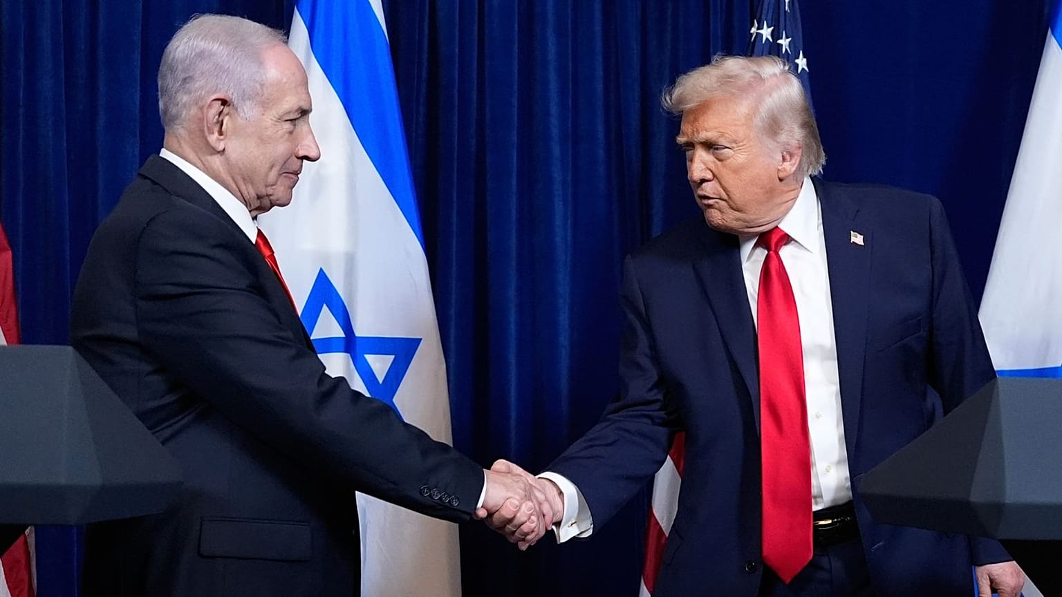 بنیامین نتانیاهو و دونالد ترامپ