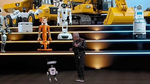 Nvidia CEO Jensen Huang at CES 2026 