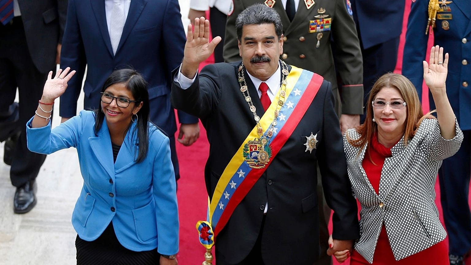 سیلیا فلورس، نیکلاس مادورو، دلسی رودریگز