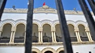 صورة عامة لقصر العدل في تونس العاصمة، تونس، الأربعاء 8 يونيو 2022. (صورة من وكالة أسوشيتد برس/حسن دريدي)