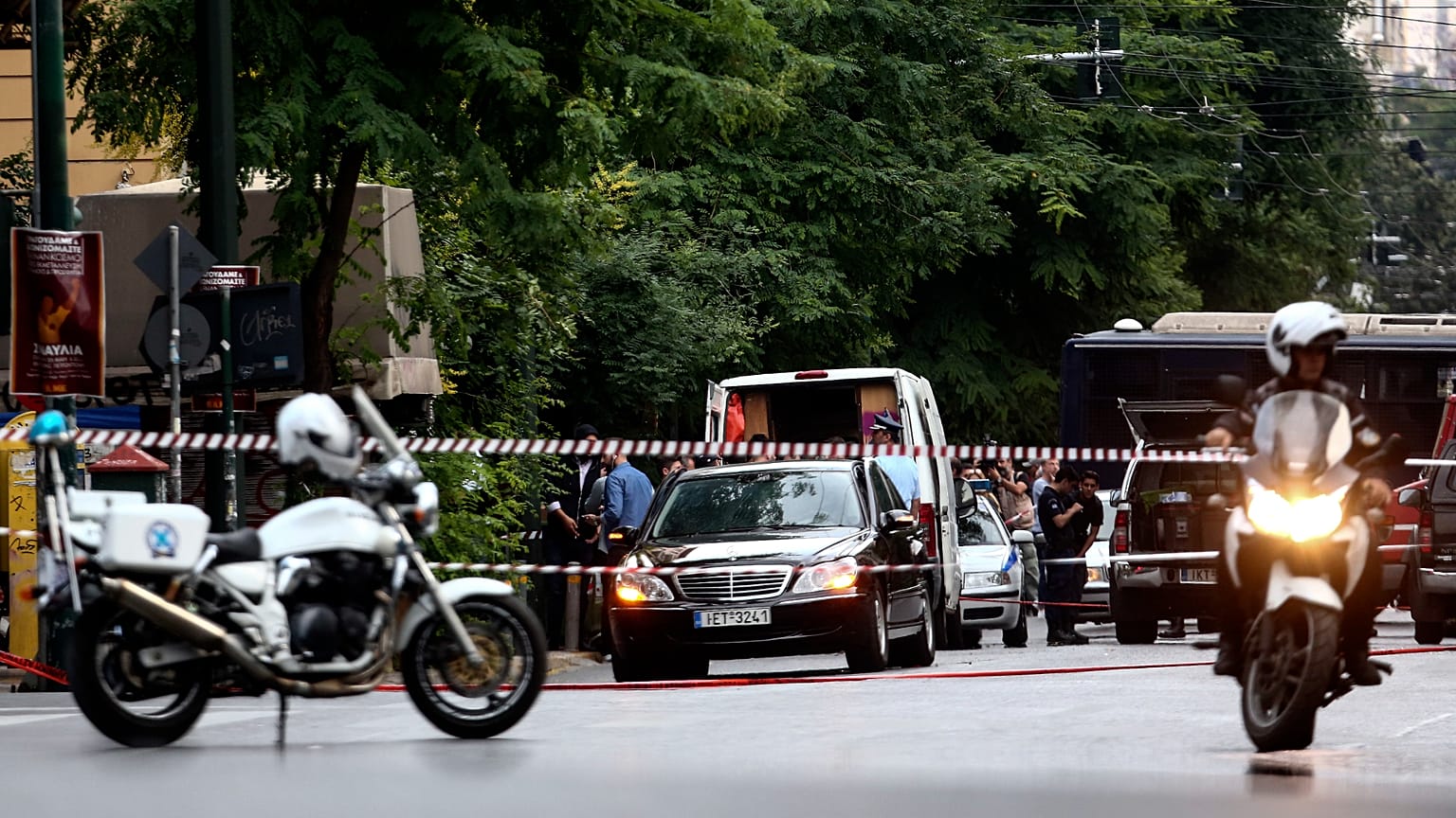 Operation of the Greek police - file photo