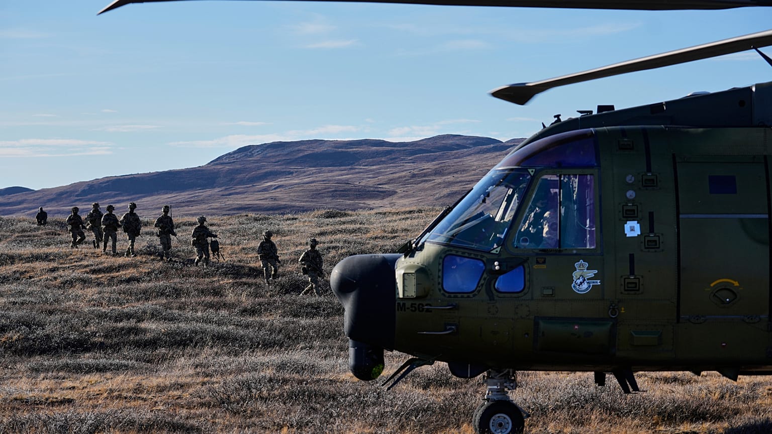 Les forces armées danoises participent à un exercice avec plusieurs pays européens membres de l'OTAN à Kangerlussuaq, au Groenland, le mercredi 17 septembre 2025.