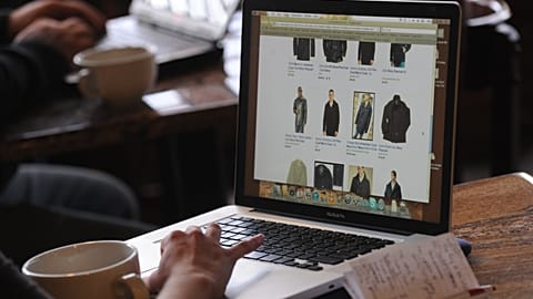 FILE. Online shopping. 28 Nov. 2011.