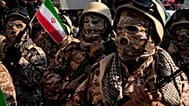 Members of the Iranian Basij paramilitary force march during the force parade in Tehran, 10 January, 2025