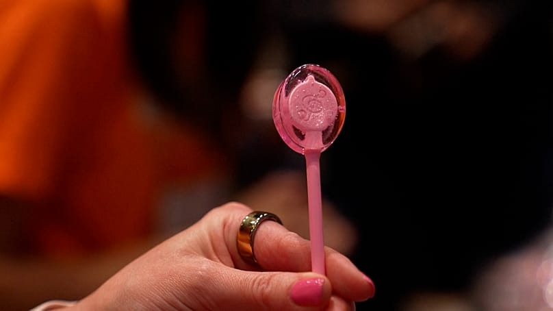 Lollipop Star is a sweet that plays you music as you eat it 