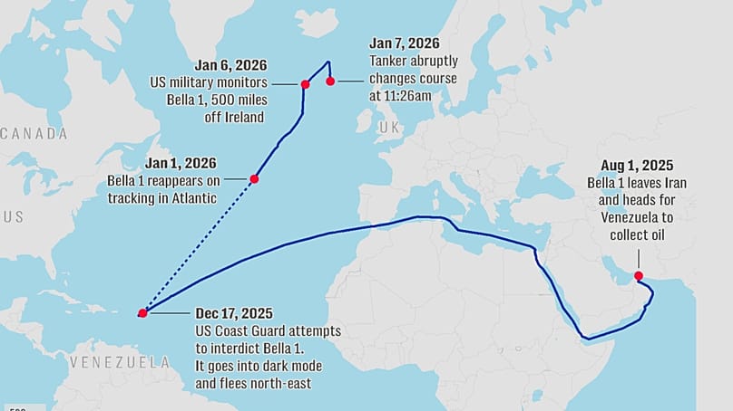 A Marinera kalandos útja