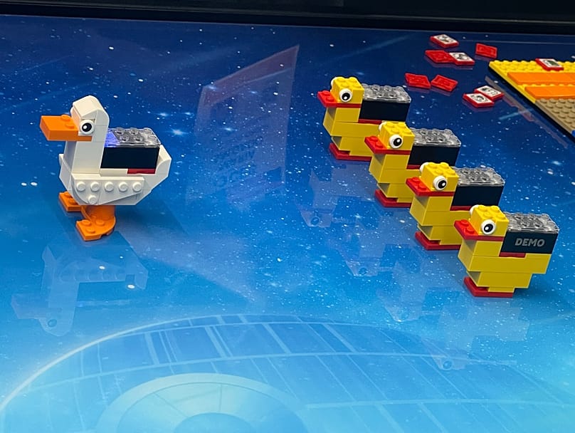 LEGO's smart bricks in action at CES 2026 in Las Vegas.