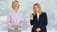 Ursula von der Leyen és Giorgia Meloni
