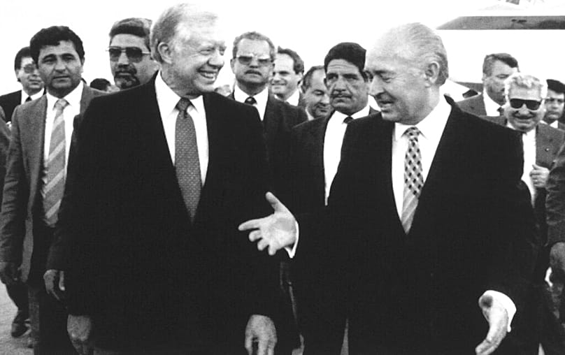 Ο Γιώργος Βασιλείου με τον τότε πρόεδρο των ΗΠΑ, Τζίμι Κάρτερ