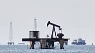 An oil pump jack stands unused in Cabimas, 7 January 2026