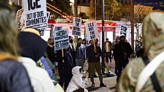 Protests erupt in Minneapolis after ICE officer kills woman during immigration crackdown