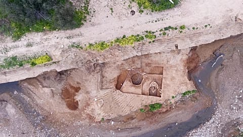 La découverte du tombeau