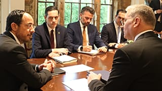 Ο Πρόεδρος της Κύπρου με τον Υπουργό Πετρελαίου της Αιγύπτου