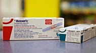 Diabetes drug Ozempic is shown at a pharmacy in Toronto on April 19, 2023.