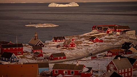 FILE. The city of Ilulissat, Greenland. 19 Feb. 2025.