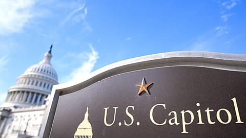 The US Capitol in Washington., DC.