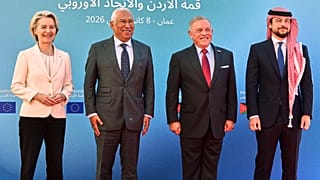 قمة الأردن والاتحاد الأوروبي في قصر الحسينية في عمّان، الأردن، الخميس 8 يناير 2026.