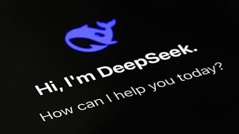 File - The smartphone apps DeepSeek page is seen on a smartphone screen in Beijing, Jan. 28, 2025