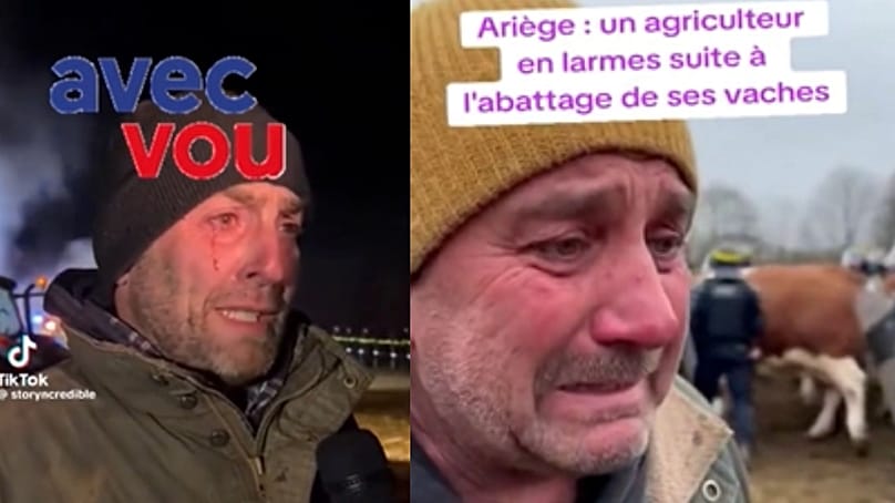 Fake videos of crying farmers from social media