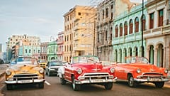Kivénhedt amerikai autók Havannában