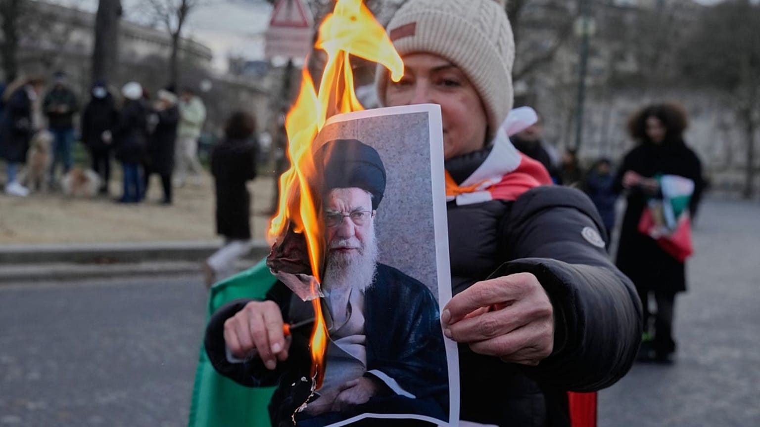 France Iran Prostest