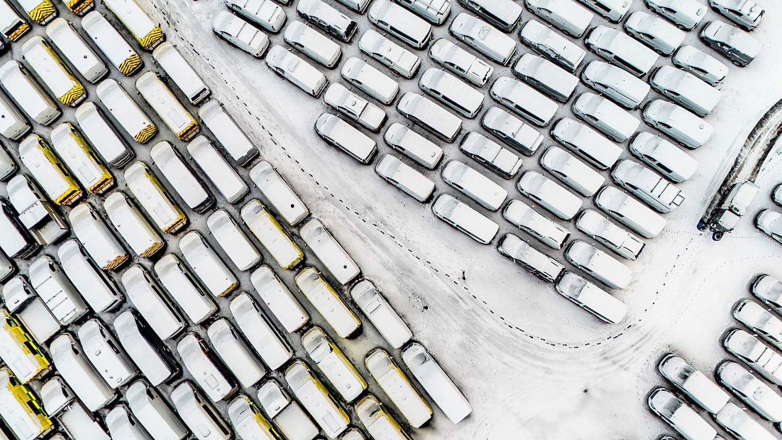 Un manto blanco cubrió el Reino Unido