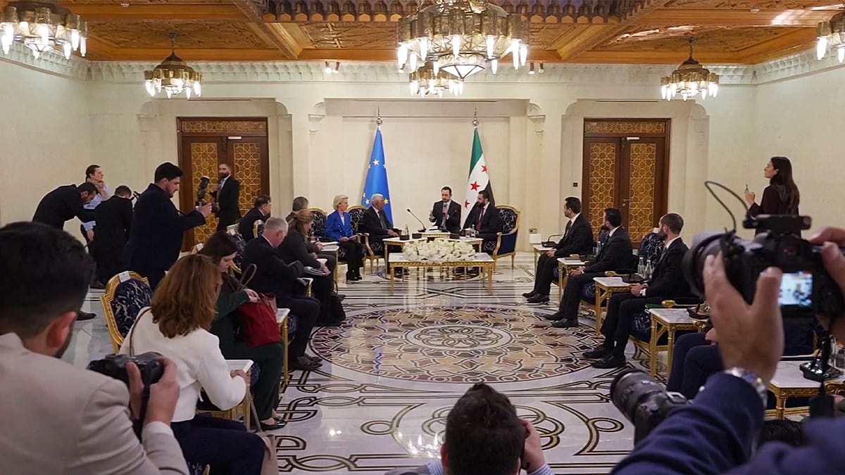 Europe will do 'everything it can' to support Syria, von der Leyen says