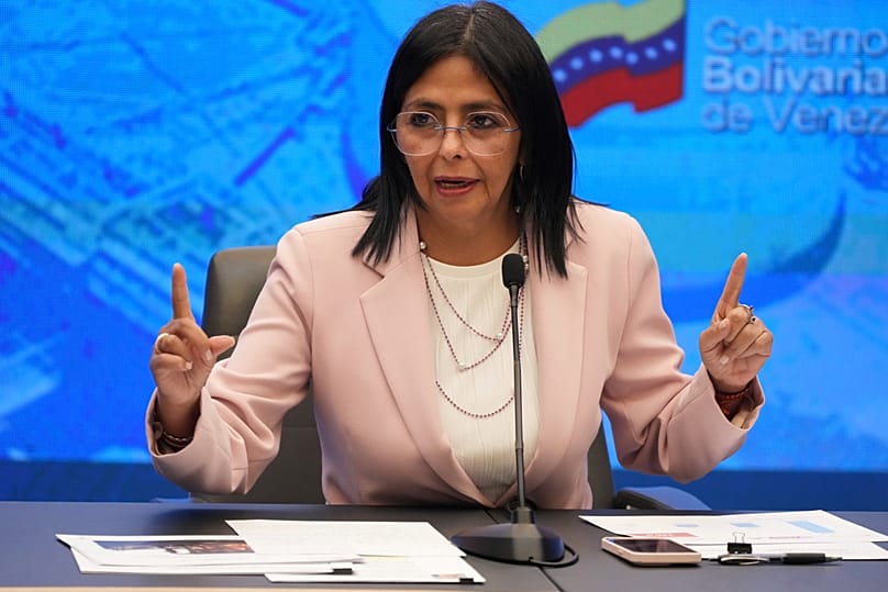 Η αντιπρόεδρος και εκτελούσα χρέη προέδρου της Βενεζουέλας Ντέλσι Ροντρίγκες