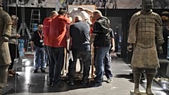 Az öröklét őrei – Az első kínai császár agyagkatonái c. kiállítás installálása