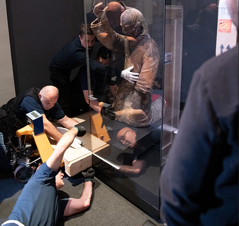 Az öröklét őrei – Az első kínai császár agyagkatonái c. kiállítás installálása