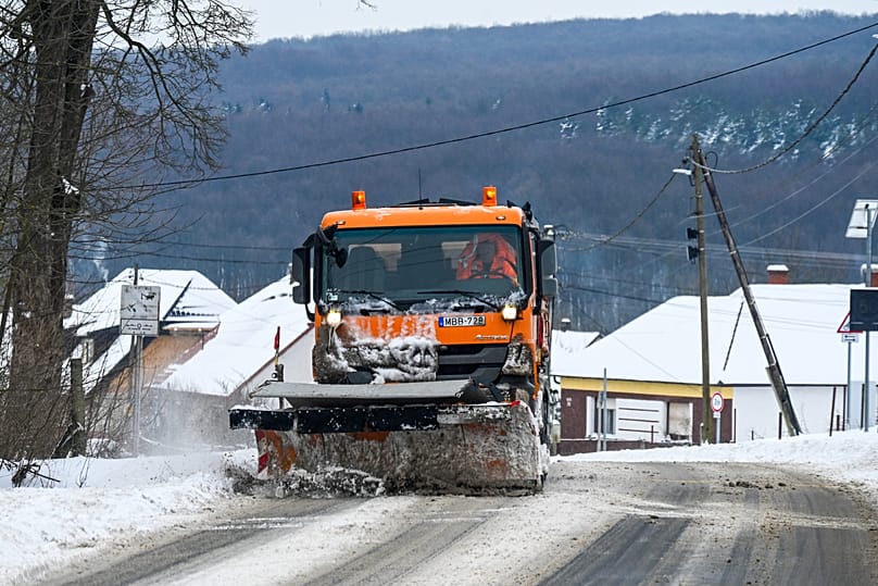 Hókotró a Bakonyban - 2026. január