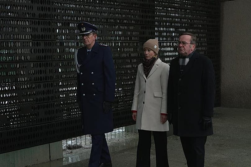 Dépôt de gerbe de Kallas et Pistorius