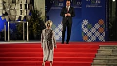 Ο Νίκος Χριστοδουλίδης υποδέχεται την Ούρσουλα φον ντερ Λάιεν