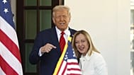 Trump és Meloni, 20205 március 28.