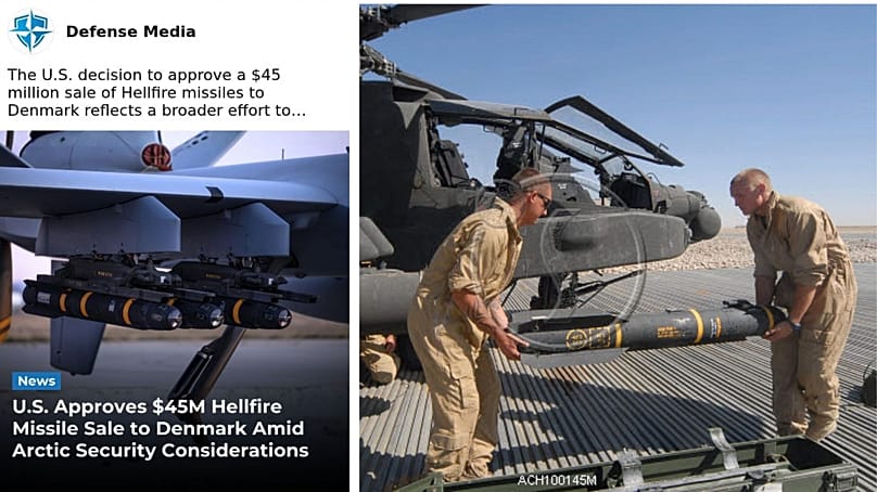 Hellfire rakéták beszerelése