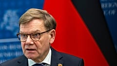 Außenminister Johann Wadephul (CDU) bei einer Pressekonferenz in Vilnius, Litauen, 5. Januar 2026