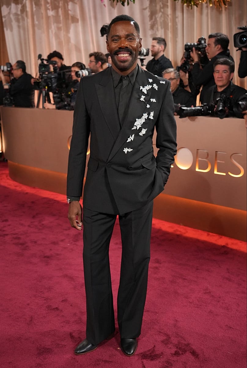 Staple diet: Colman Domingo always plays his red carpet role to perfection 