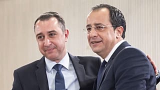 Χαραλαμπος Χαραλάμπους με Νίκο Χριστοδουλίδη