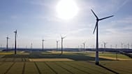 Wind turbines stand at a wind park in Marsberg, Germany, June 15, 2022.