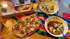 Pizza po śląsku, ravioli z panczkrautem i kluski śląskie w wersji wegetariańskiej, Kluski śląskie w w sosie z bakłażana, wersja wegetariańska, Bocconcini by Portafortuna