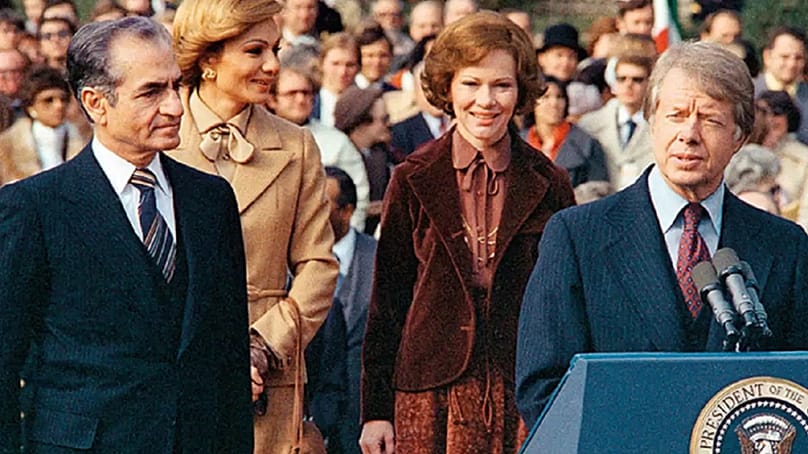 A Pahlavi-Carter házaspár, 1976