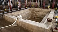 FILE: A private bathhouse recently discovered in the Pompeii archaeological site 