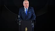  Sulyok Tamás köztársasági elnök beszédet mond a Magyar Olimpiai Bizottság (MOB) alapításának 130. évfordulója alkalmából rendezett gálaesten a Szépművészeti Múzeumban 2025. d