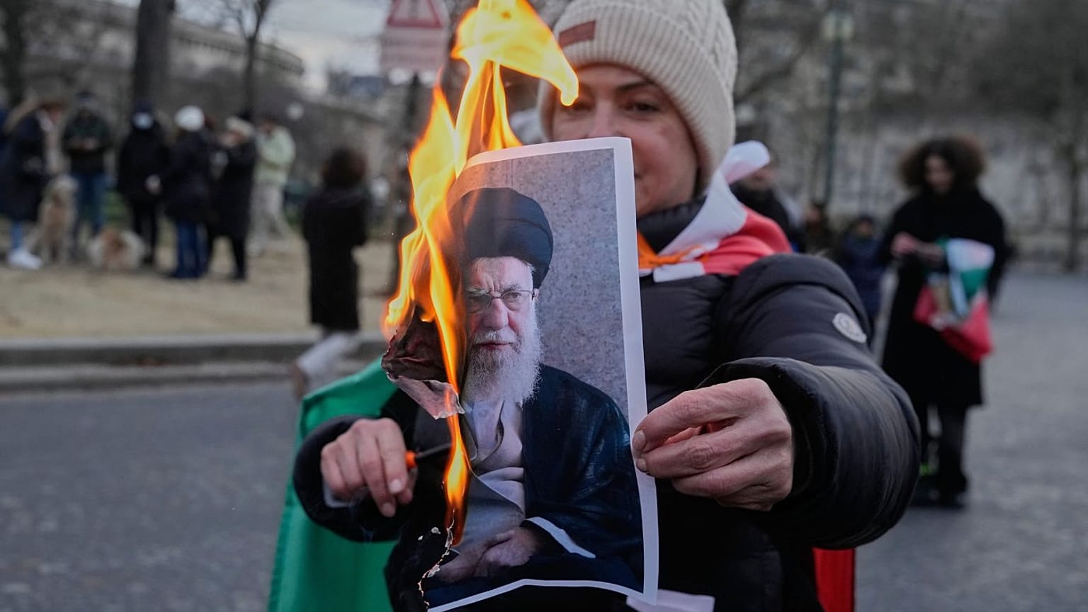 تظاهرات مخالفان حکومت ایران در اروپا