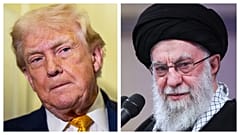 Donald Trump y Alí Jamanei en una composición