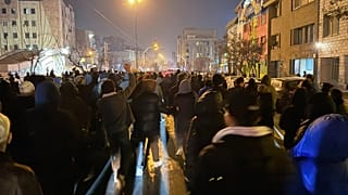 Iranians attend an anti-government protest in Tehran, 8 January, 2026