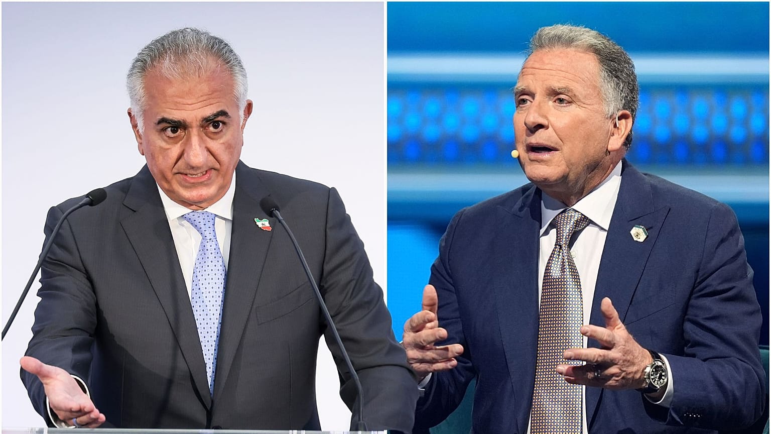 استیو ویتکاف و رضا پهلوی